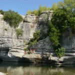 Baignade en riviere